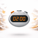 The 2-Minute Rule stopwatch stopping procrastination.