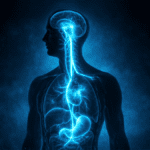 The Vagus Nerve connecting the brain to the gut.