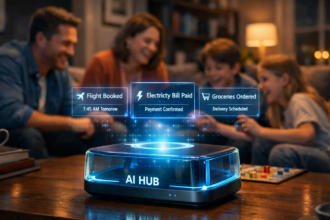 AI Agents managing household tasks autonomously in a smart home 2026.