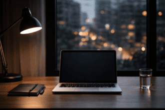 Monk Mode workspace setup for deep focus and productivity.