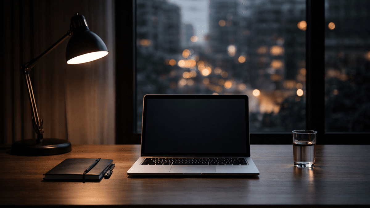 Monk Mode workspace setup for deep focus and productivity.