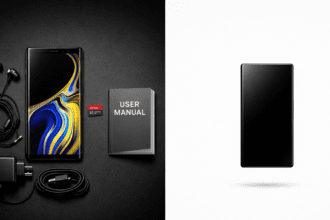 Comparison of old phones vs new devices with smartphone features removed like chargers and jacks.