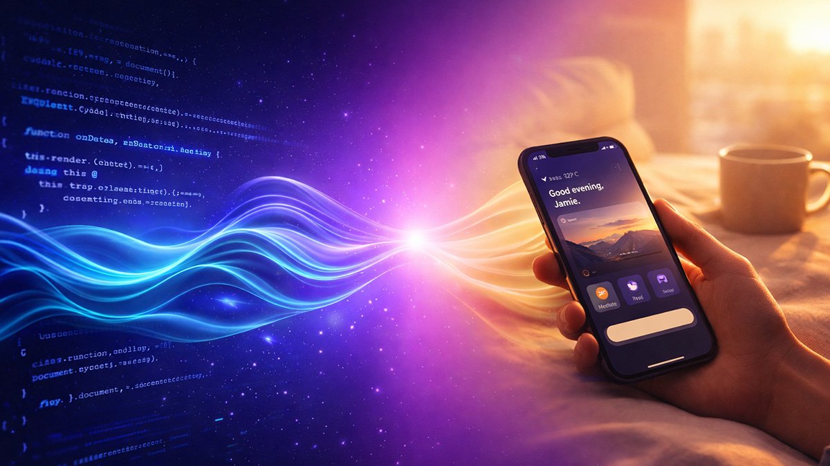 A conceptual graphic showing the synergy between Vibe Marketing vs Vibe Coding in the modern digital economy.