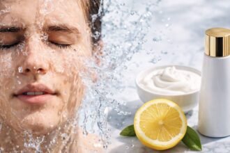 Natural ingredients and skincare products used to remove skin tan effectively.