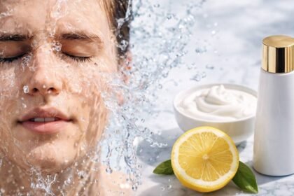 Natural ingredients and skincare products used to remove skin tan effectively.