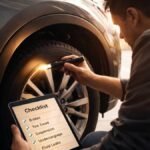 A pro performing a thorough Used Car Inspection to identify hidden mechanical issues.