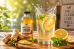 Natural remedies like apple cider vinegar and ginger used to cure acidity naturally.